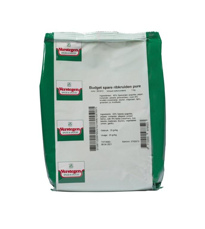 Verstegen Budget Spare Rib Kruiden Pure  1KG